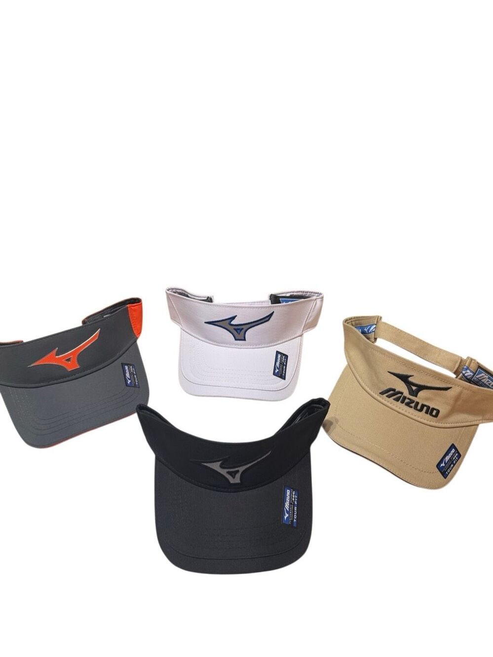 Mizuno Unisex tour-style adjustable golf visor (4) NWT